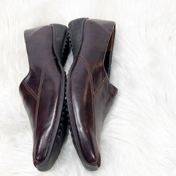 Paul Greene Brown Leather Driving Loafers, 7.5 - Picture 4 of 10